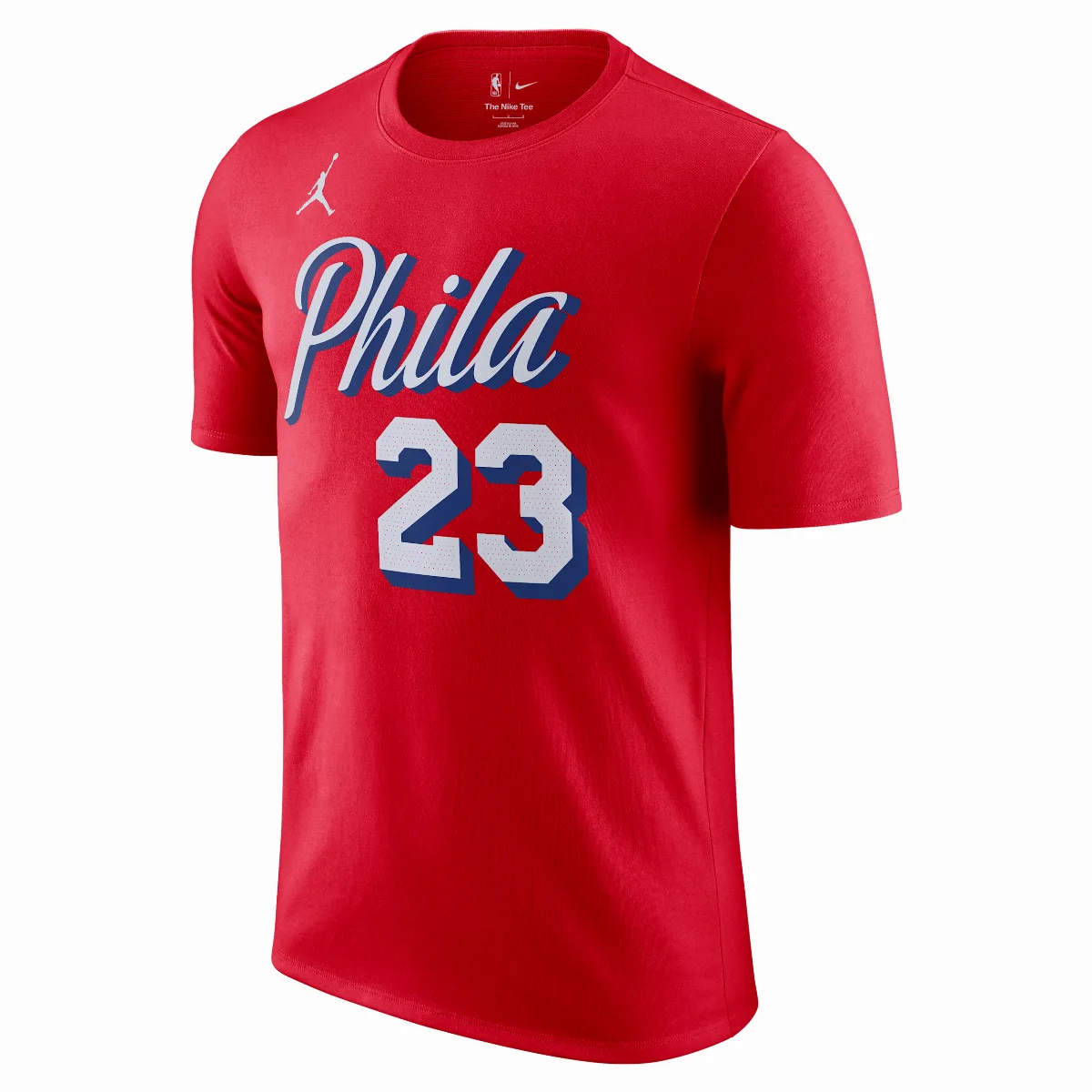 LeBron James Philadelphia 76ers NBA Essential T-Shirt by Nike