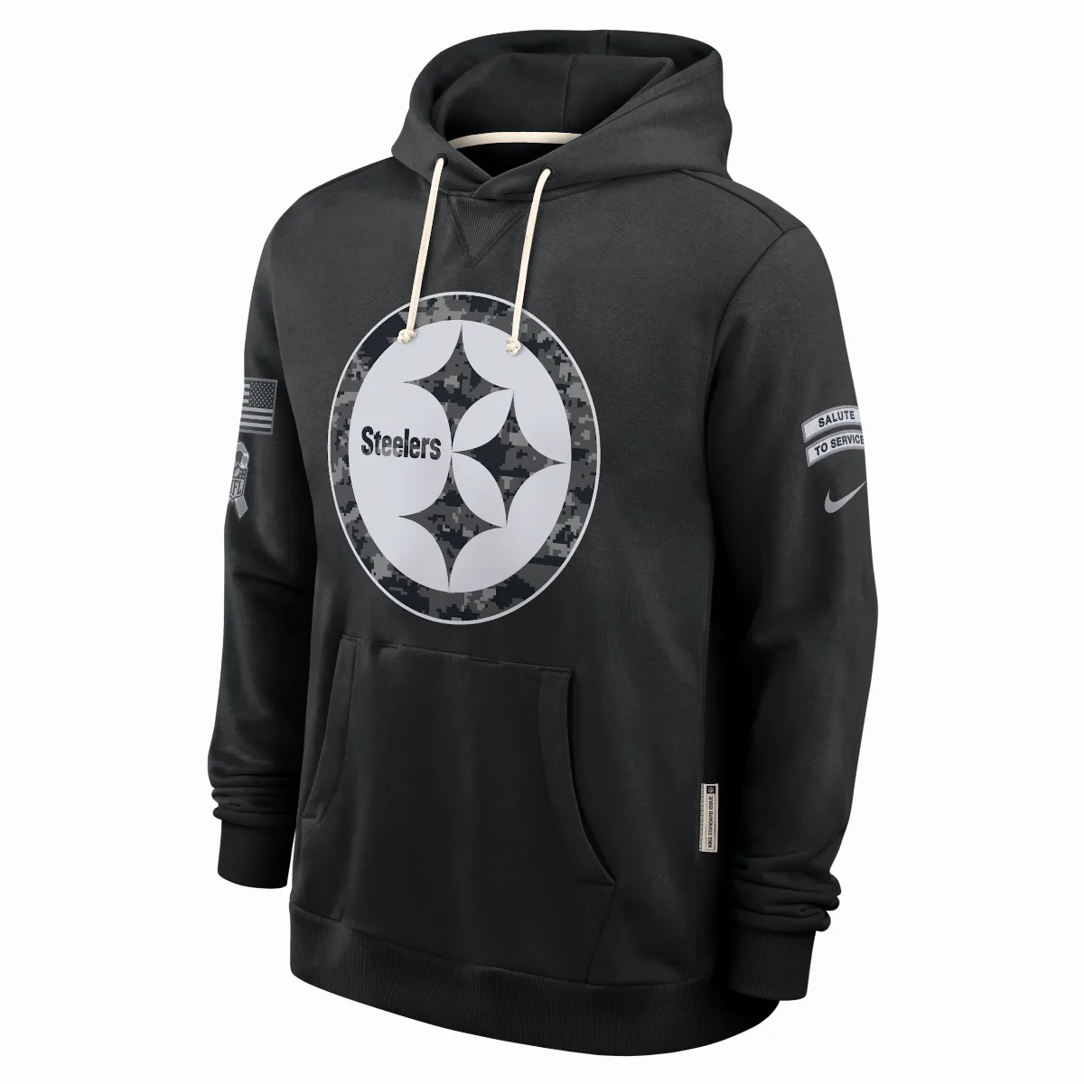 Pittsburgh Steelers Salute to Service Sideline Dri-FIT NFL Pullover Hoodie by Nike