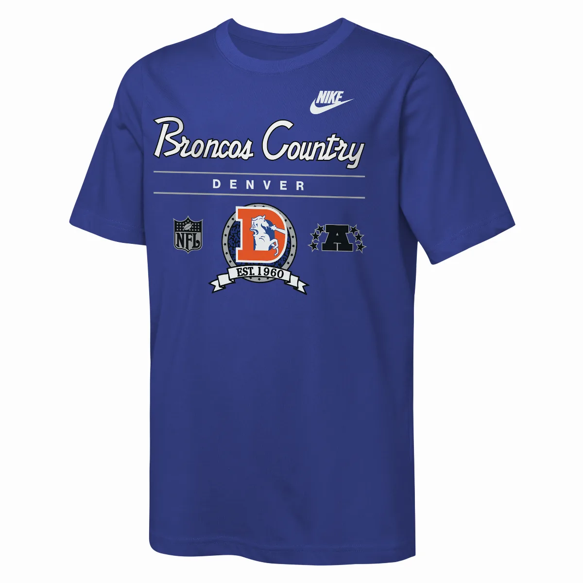 Denver Broncos Rewind Hometown Slub Dri-FIT NFL T-Shirt by Nike