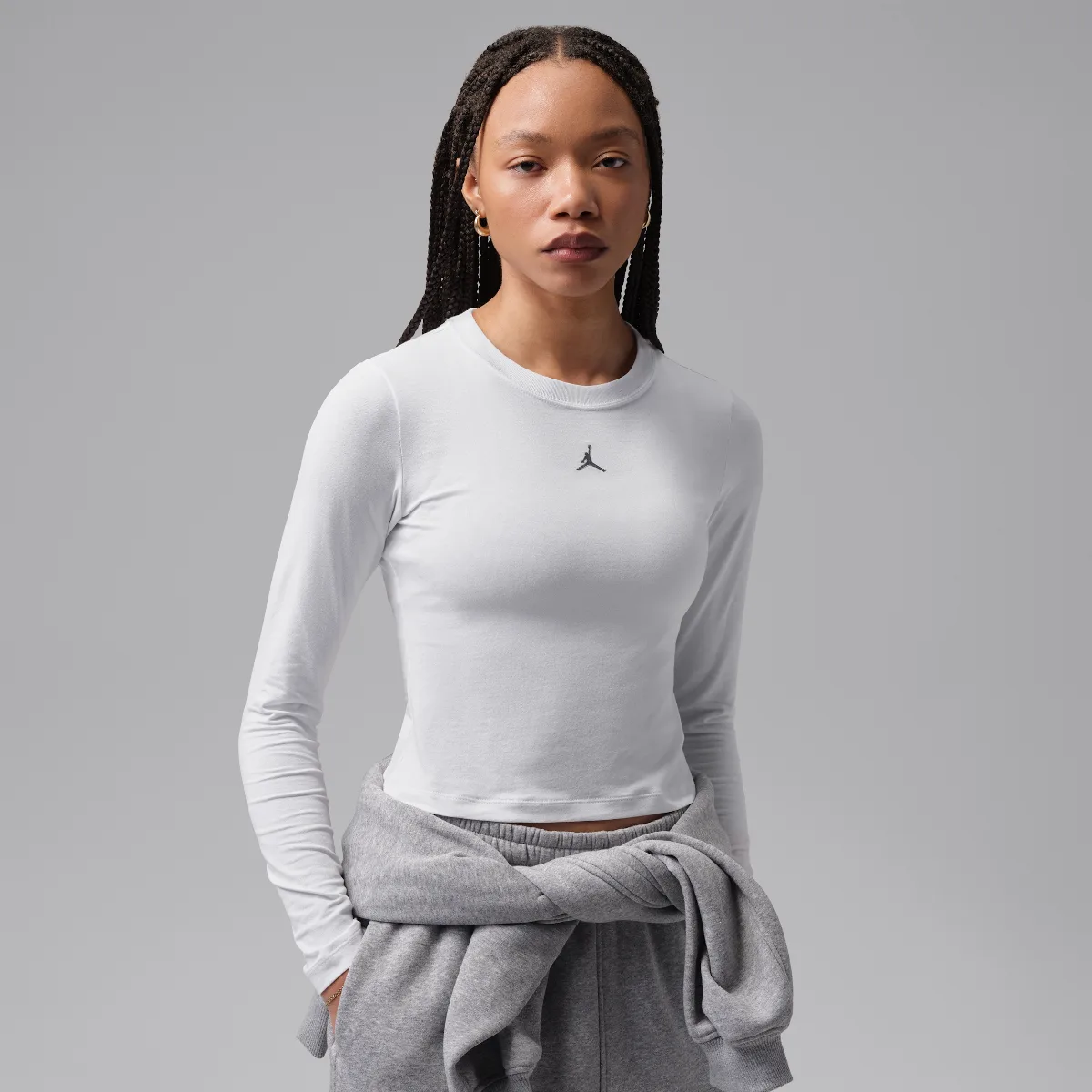 Jordan Brooklyn Essentials Long-Sleeve Mid Layer T-Shirt by Jordan