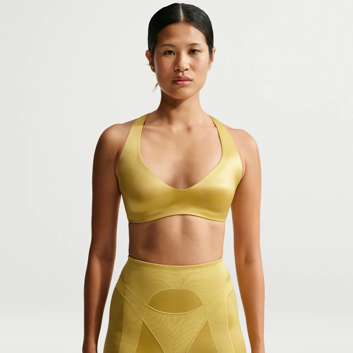 Nike SKIMS Satin Shine Plunge Bra by Nike