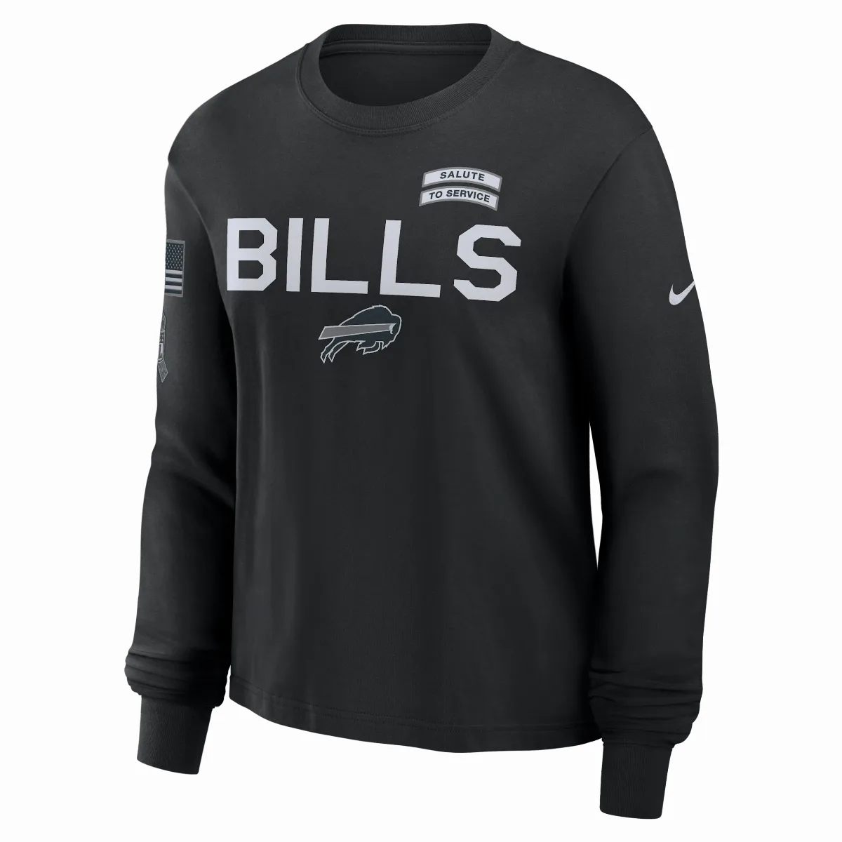 Buffalo Bills Salute to Service Sideline Dri-FIT NFL Long-Sleeve T-Shirt by Nike