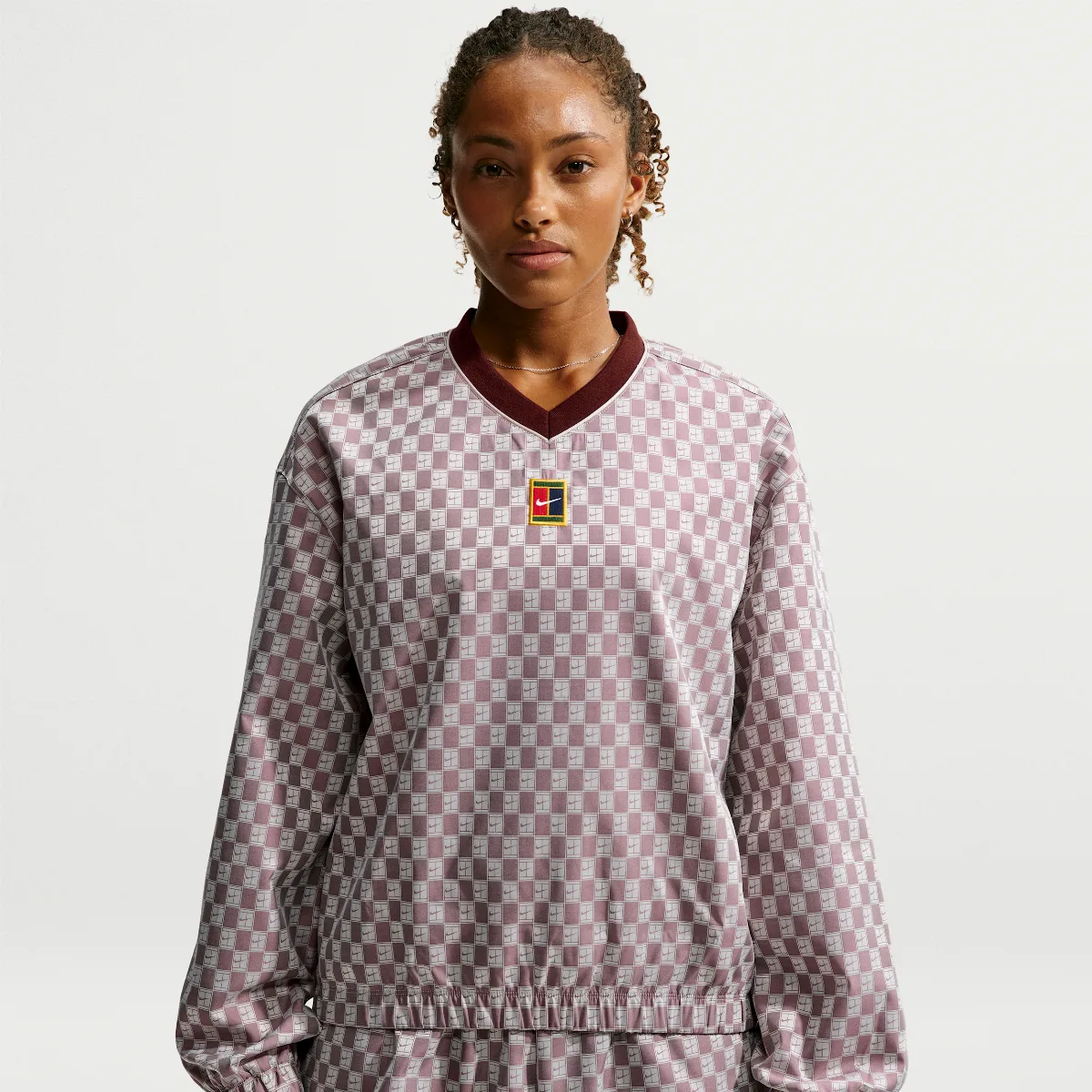 Court Court Collection Oversized Long-Sleeve Tennis Top by Nike