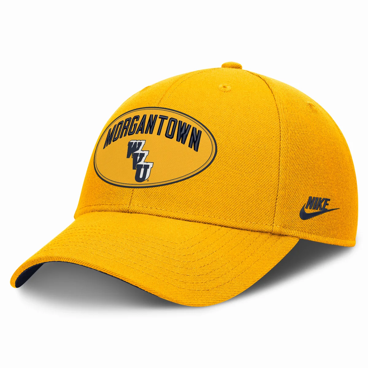 West Virginia Legacy Letter & Location Rise Dri-FIT College A-Frame Adjustable Hat by Nike
