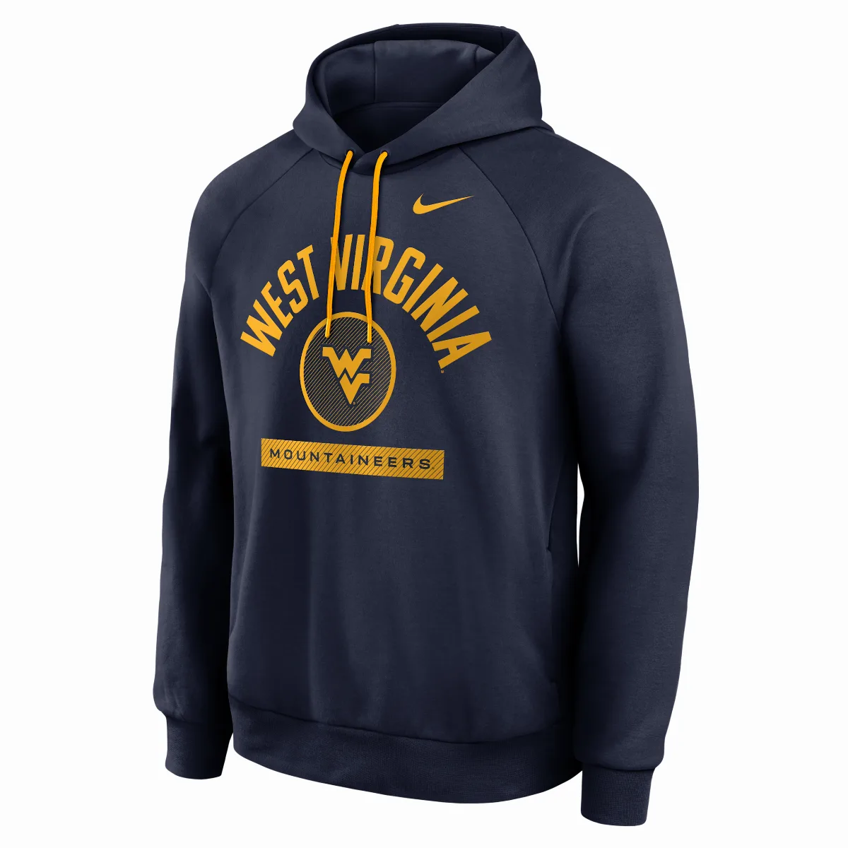 West Virginia Courtside Dri-FIT College Pullover Hoodie by Nike