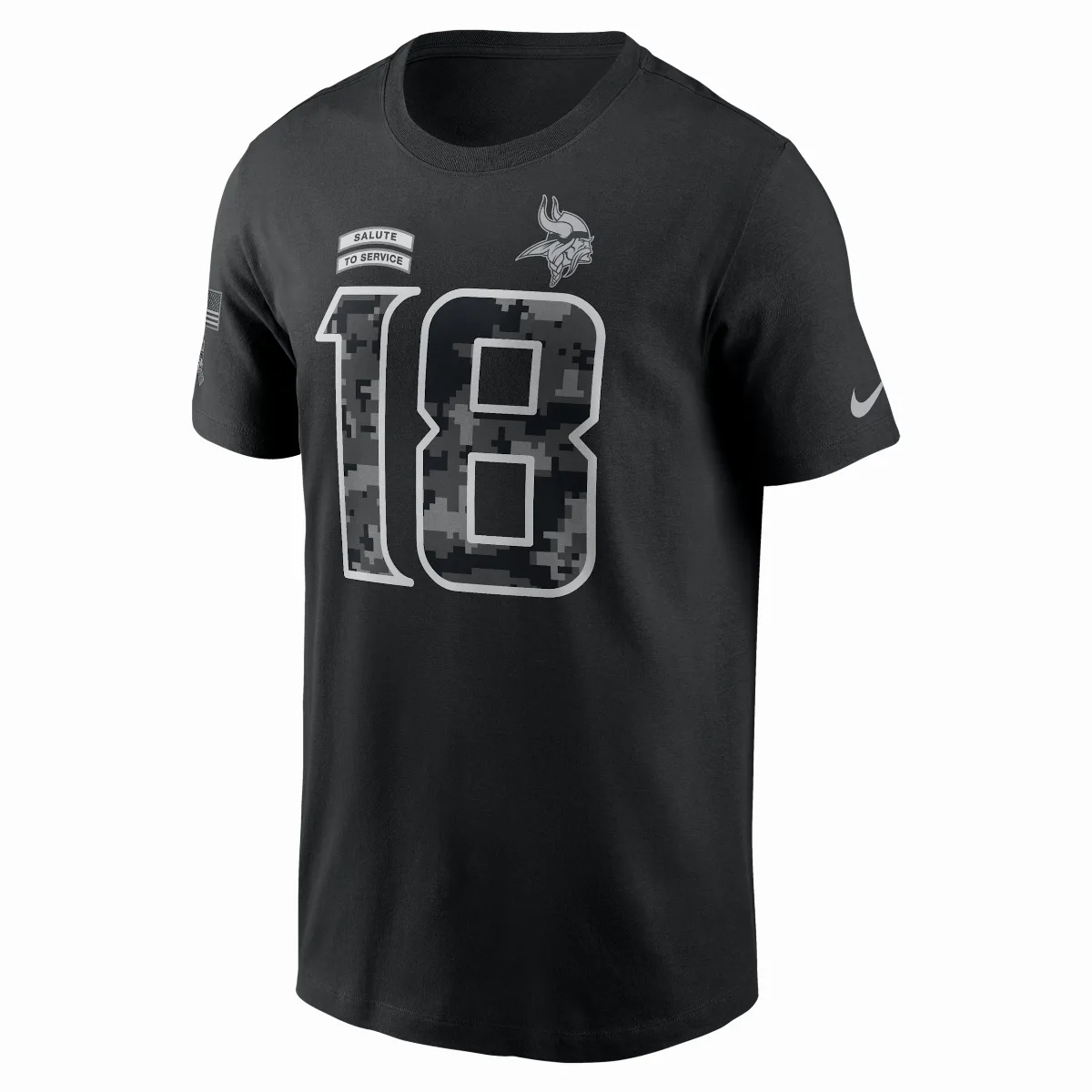 Justin Jefferson Minnesota Vikings Salute to Service NFL T-Shirt by Nike