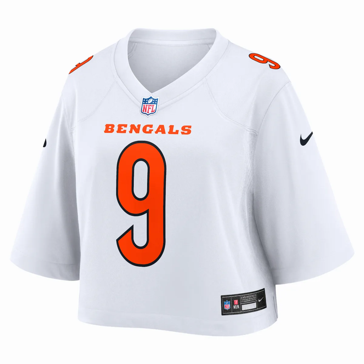 Joe Burrow Cincinnati Bengals NFL Cropped Tundra Game Jersey by Nike