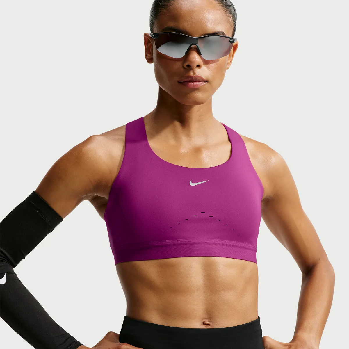 Swift High-Support Lightly Lined Sports Bra by Nike