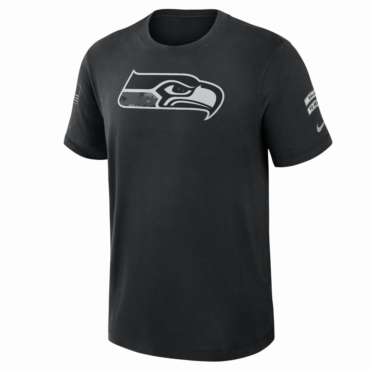 Seattle Seahawks Salute to Service Slub Dri-FIT NFL T-Shirt by Nike