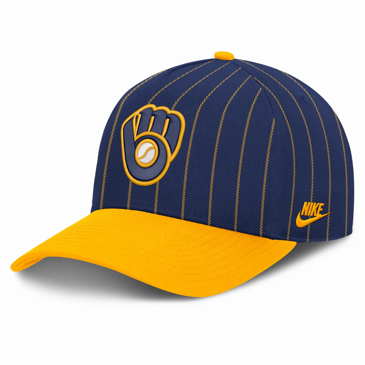 Milwaukee Brewers Cooperstown Rise MLB A-Frame Adjustable Hat