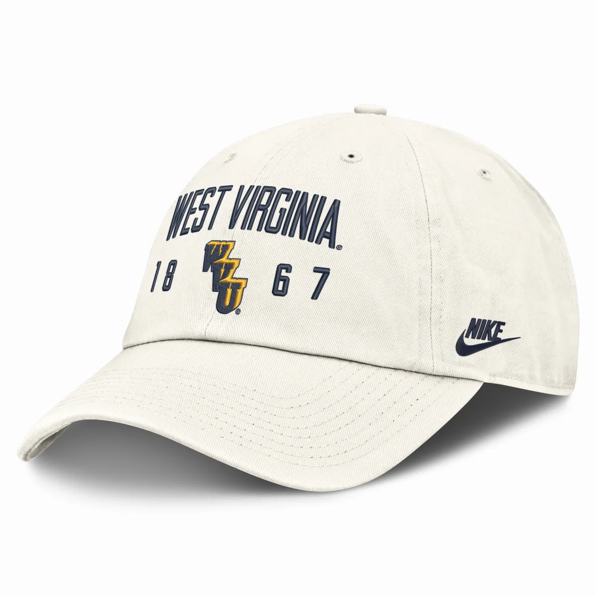 West Virginia Natural Club College Adjustable Hat by Nike