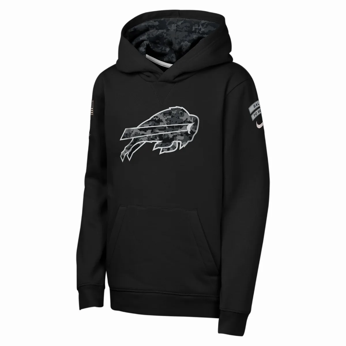 Buffalo Bills Salute to Service Sideline Club NFL Pullover Hoodie by Nike