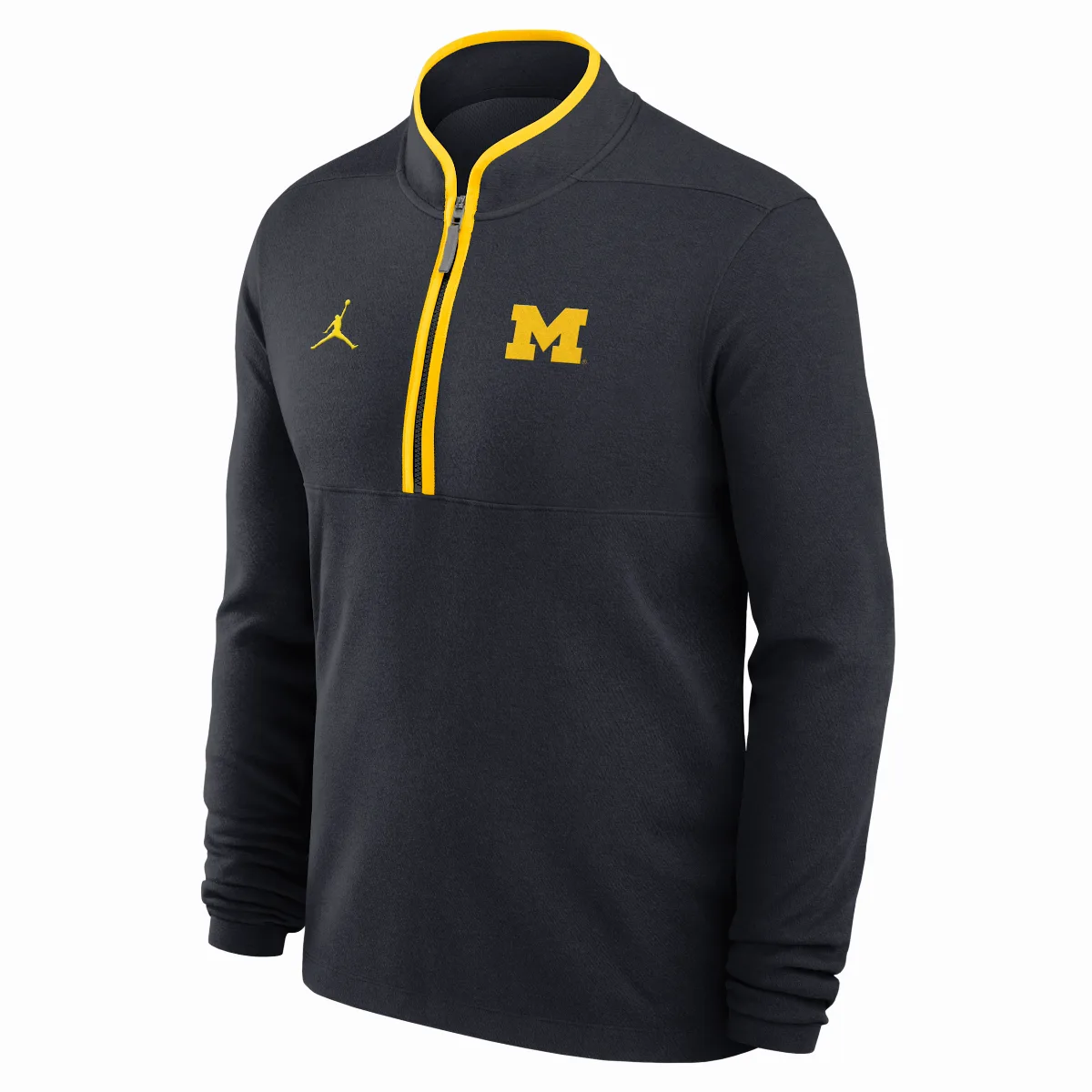 Michigan Courtside Jordan Brand Dri-FIT College Half-Zip Top by Jordan