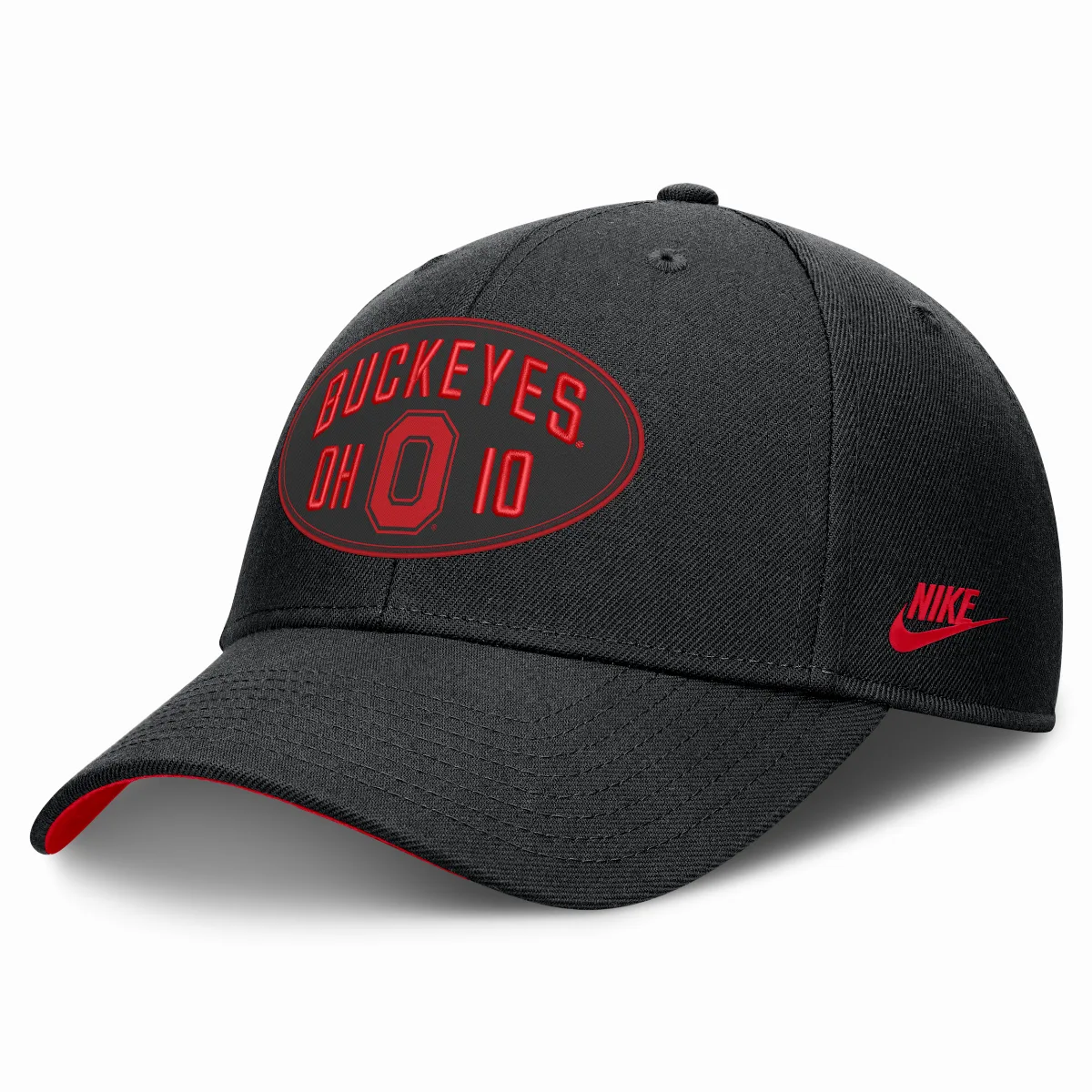 Ohio State Legacy Letter & Location Rise Dri-FIT College A-Frame Adjustable Hat by Nike