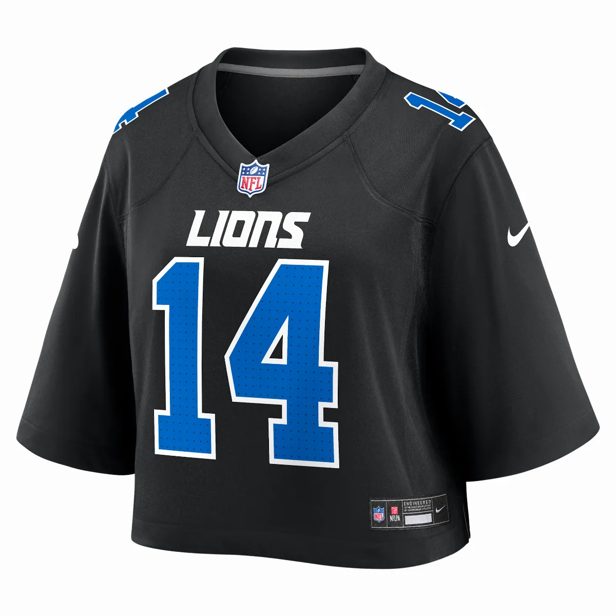 Amon-Ra St. Brown Detroit Lions NFL Cropped Tundra Game Jersey by Nike