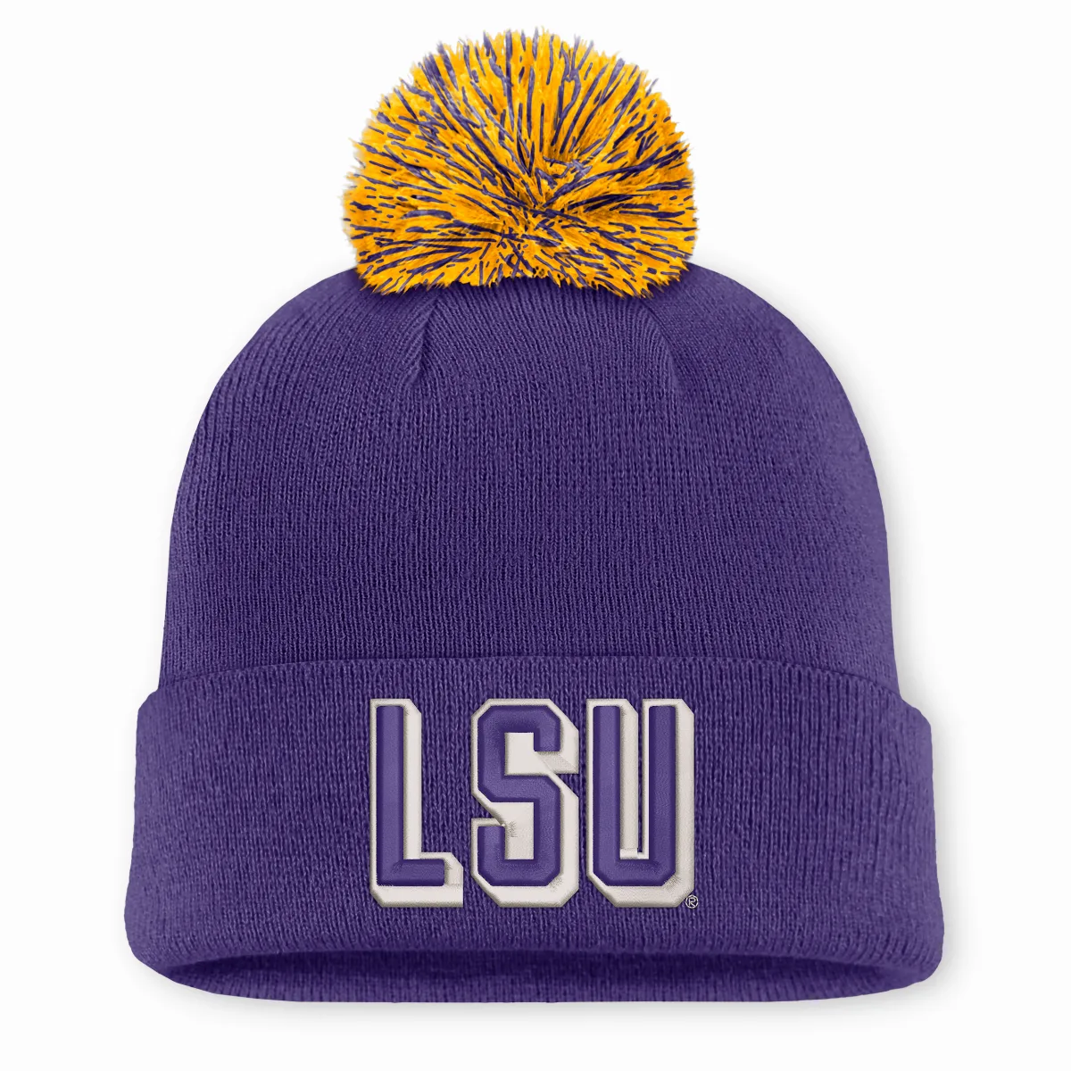 LSU Peak College Cuffed Beanie