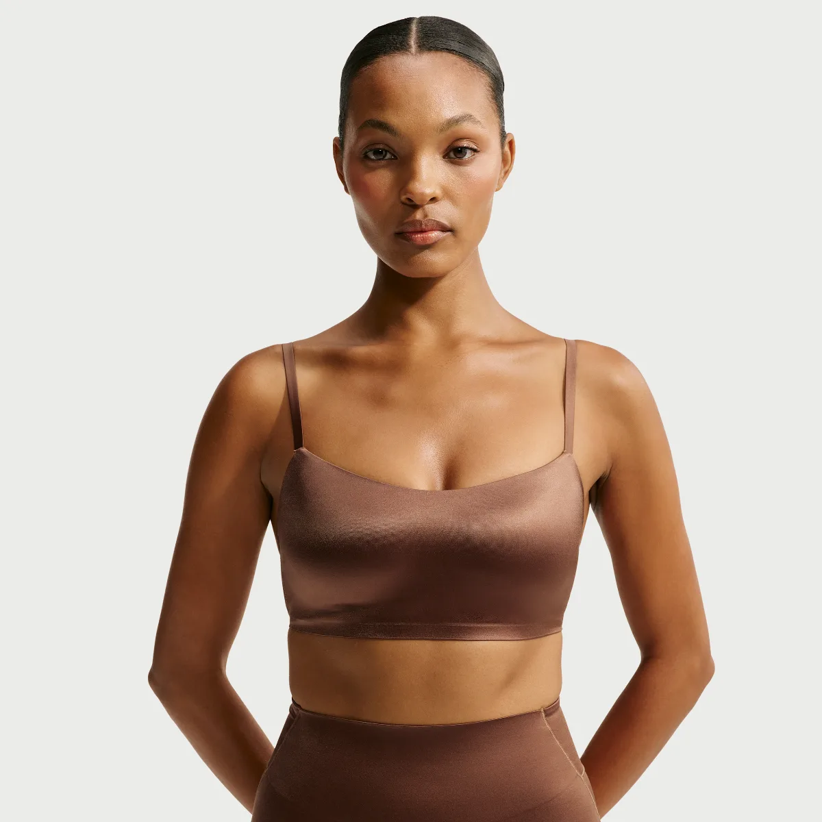 Nike SKIMS Satin Shine Scoop Cami Bra by Nike