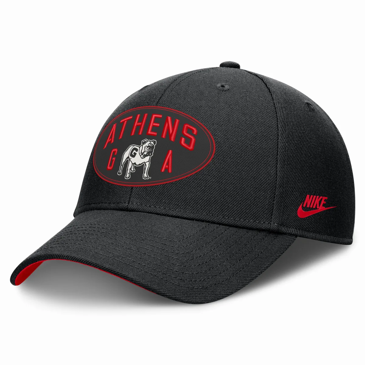 Georgia Legacy Letter & Location Rise Dri-FIT College A-Frame Adjustable Hat by Nike