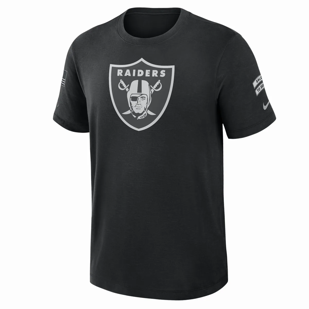 Las Vegas Raiders Salute to Service Slub Dri-FIT NFL T-Shirt by Nike