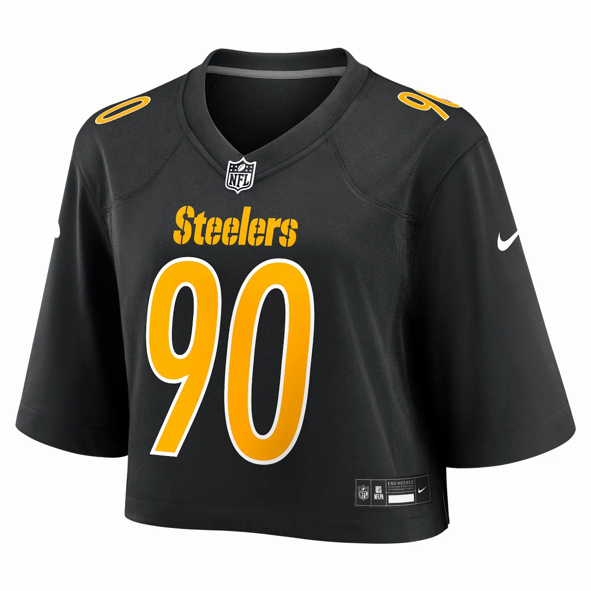 T.J. Watt Pittsburgh Steelers NFL Cropped Tundra Game Jersey by Nike