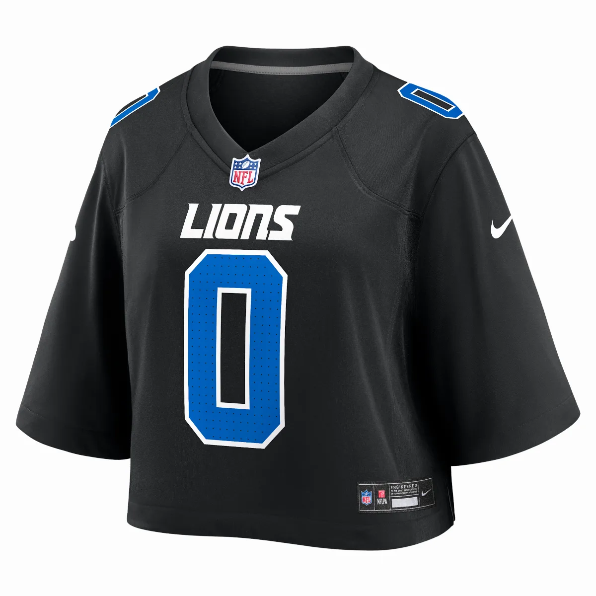Jahmyr Gibbs Detroit Lions NFL Cropped Tundra Game Jersey by Nike