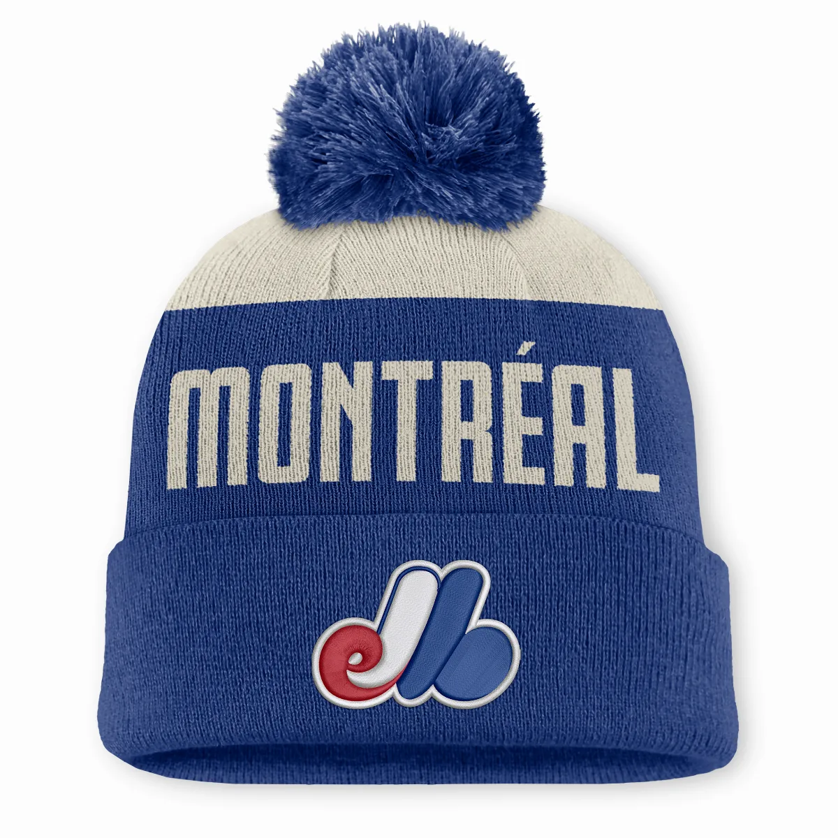 Montreal Expos Cooperstown Peak MLB Cuffed Pom Beanie by Nike