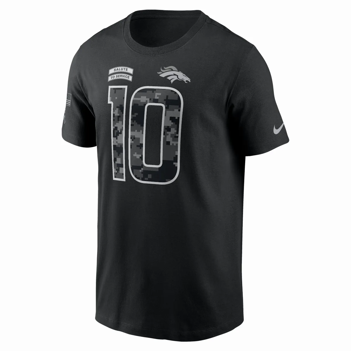 Bo Nix Denver Broncos Salute to Service NFL T-Shirt by Nike