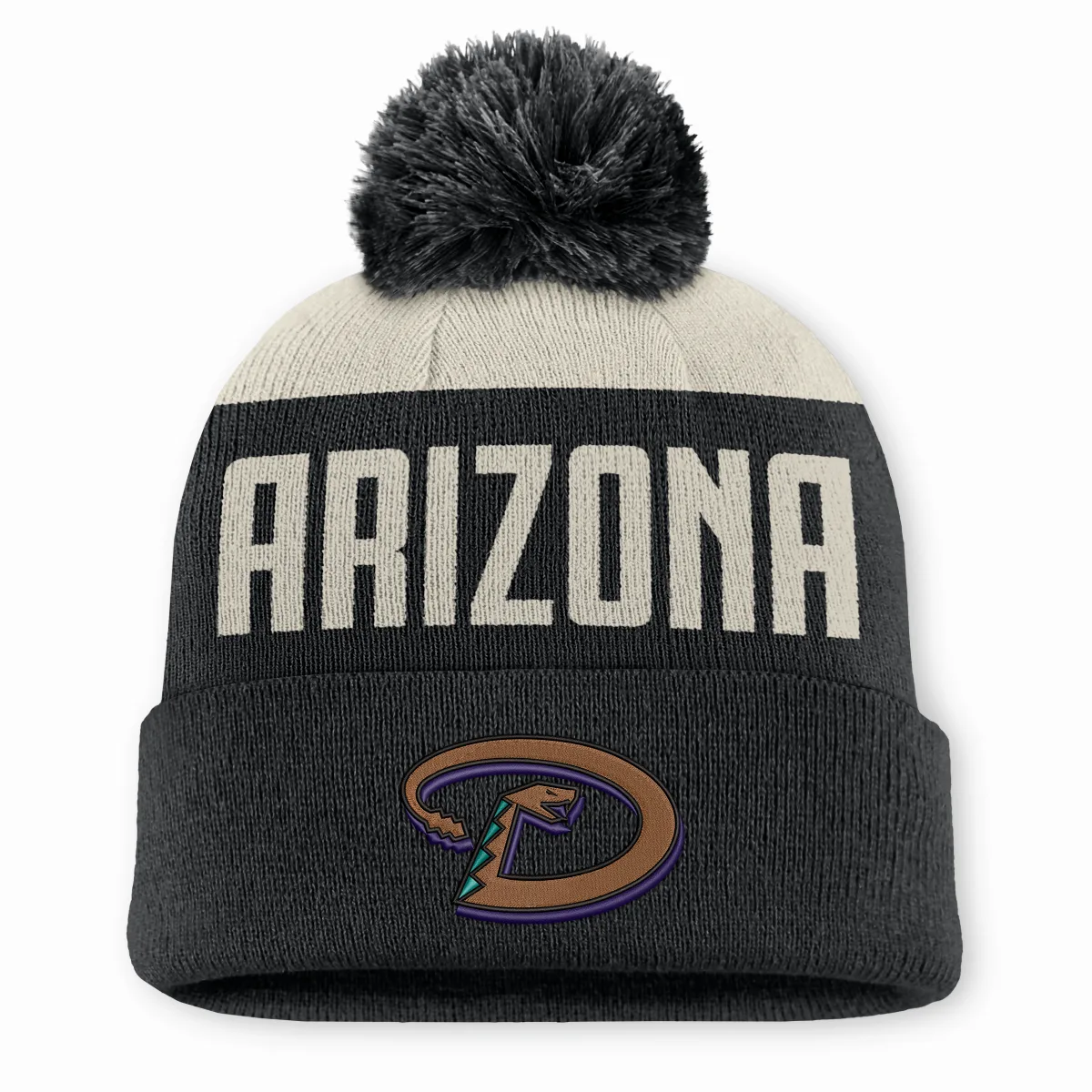 Arizona Diamondbacks Cooperstown Peak MLB Cuffed Pom Beanie by Nike