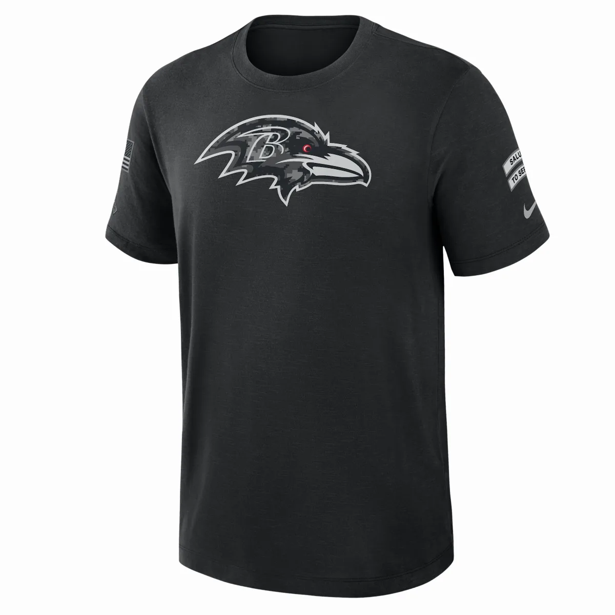 Baltimore Ravens Salute to Service Slub Dri-FIT NFL T-Shirt by Nike