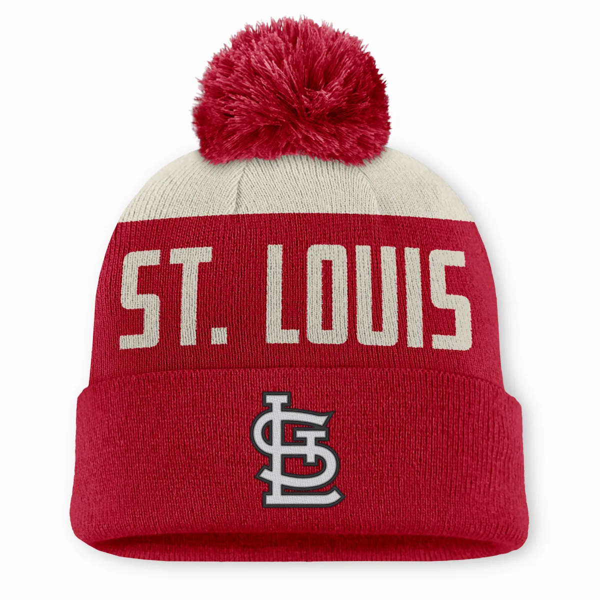 St. Louis Cardinals Cooperstown Peak MLB Cuffed Pom Beanie by Nike