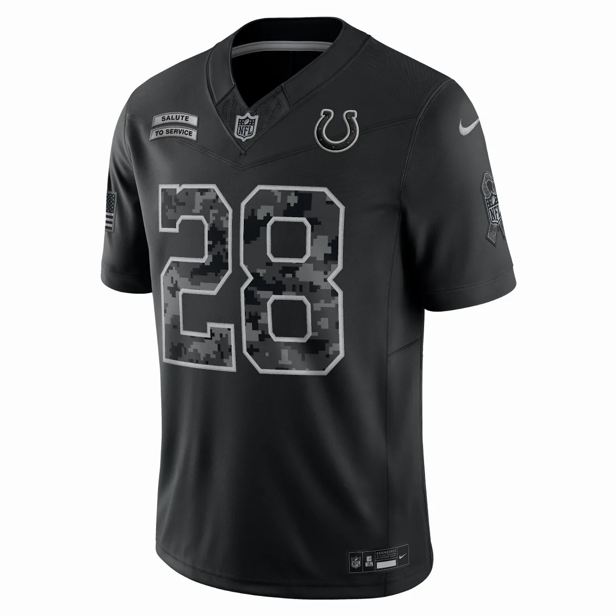 Jonathan Taylor Indianapolis Colts Salute to Service Dri-FIT NFL Limited Jersey by Nike