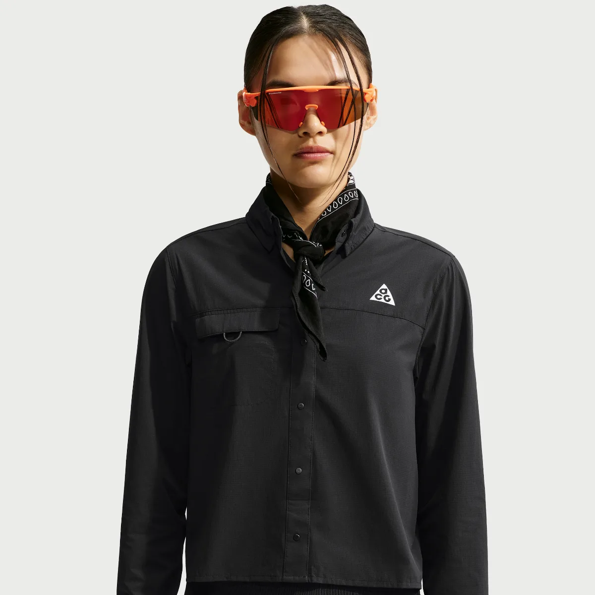 ACG Aireez Button-Up Long-Sleeve Trail Running Top by Nike