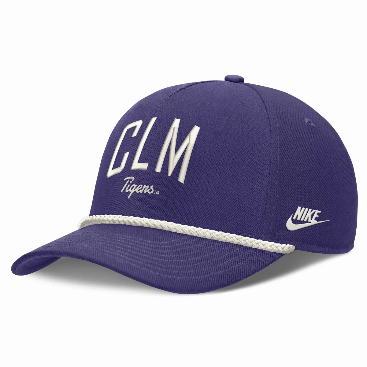 Clemson Legacy Letter Rise Dri-FIT College A-Frame Adjustable Hat by Nike