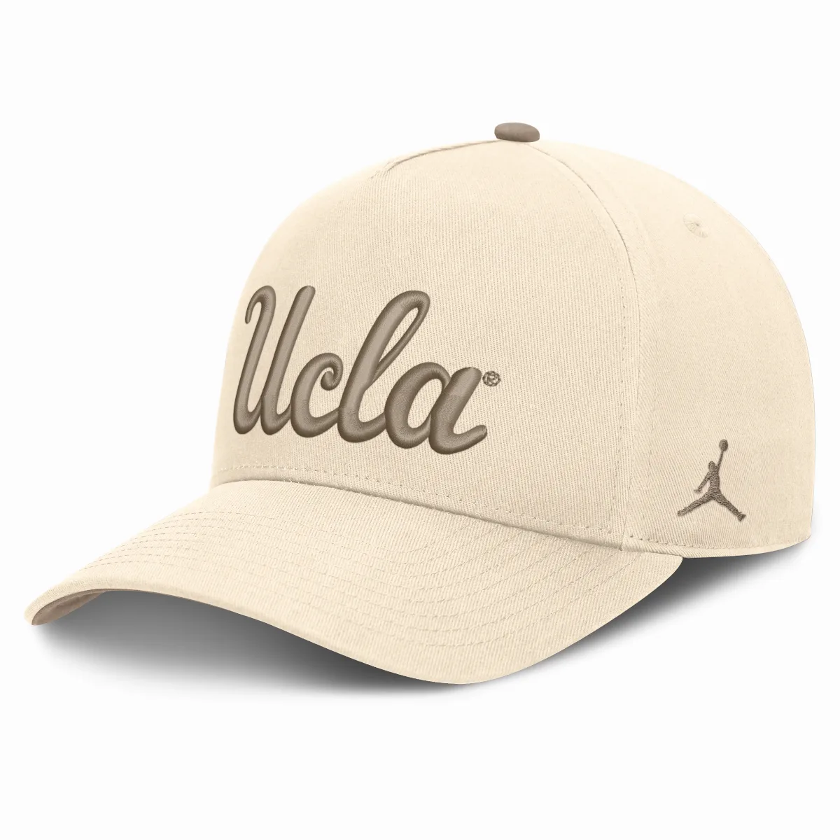 UCLA Natural Rise Jordan Brand Dri-FIT College A-Frame Adjustable Hat by Jordan