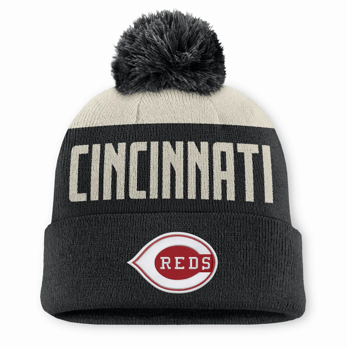 Cincinnati Reds Cooperstown Peak MLB Cuffed Pom Beanie by Nike