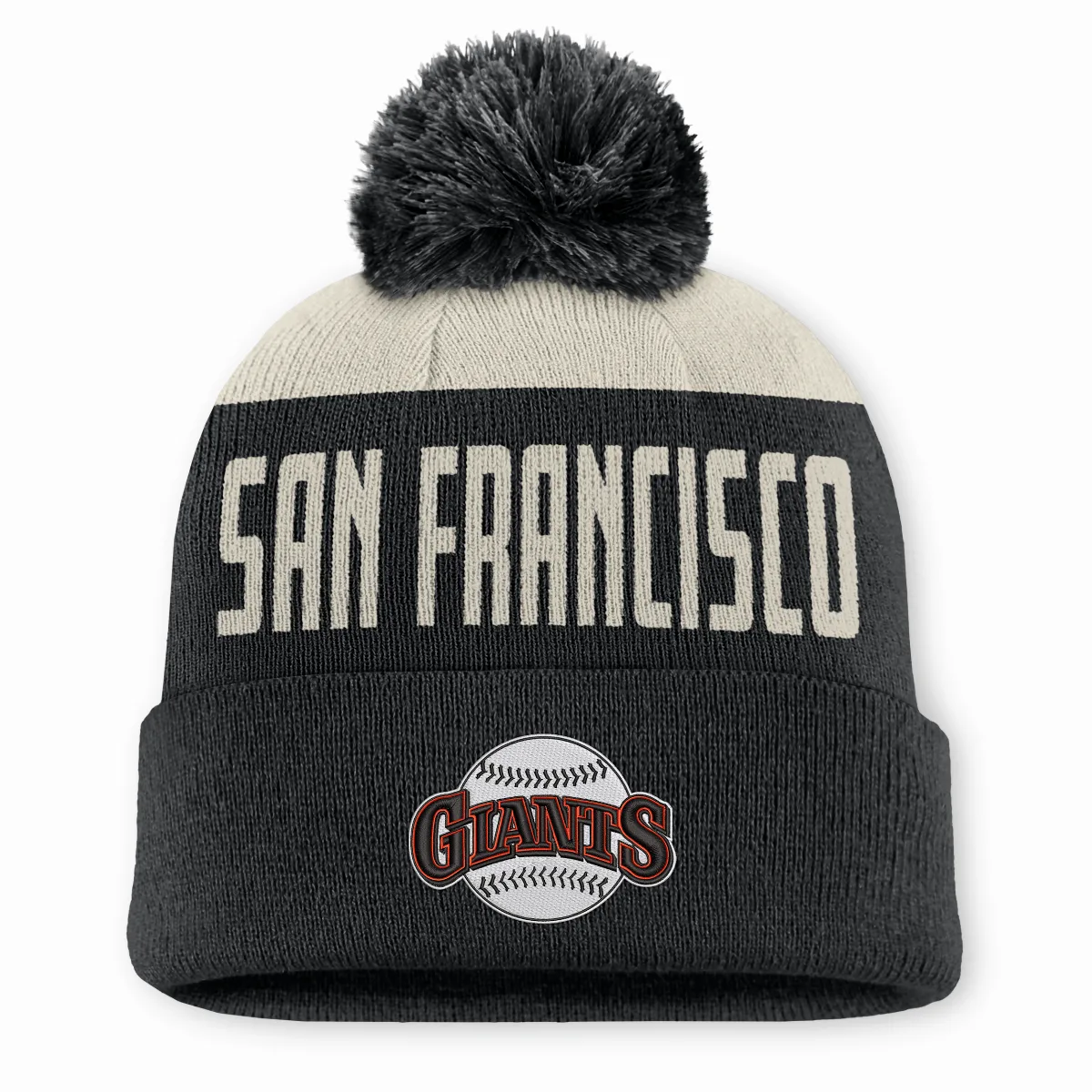 San Francisco Giants Cooperstown Peak MLB Cuffed Pom Beanie by Nike