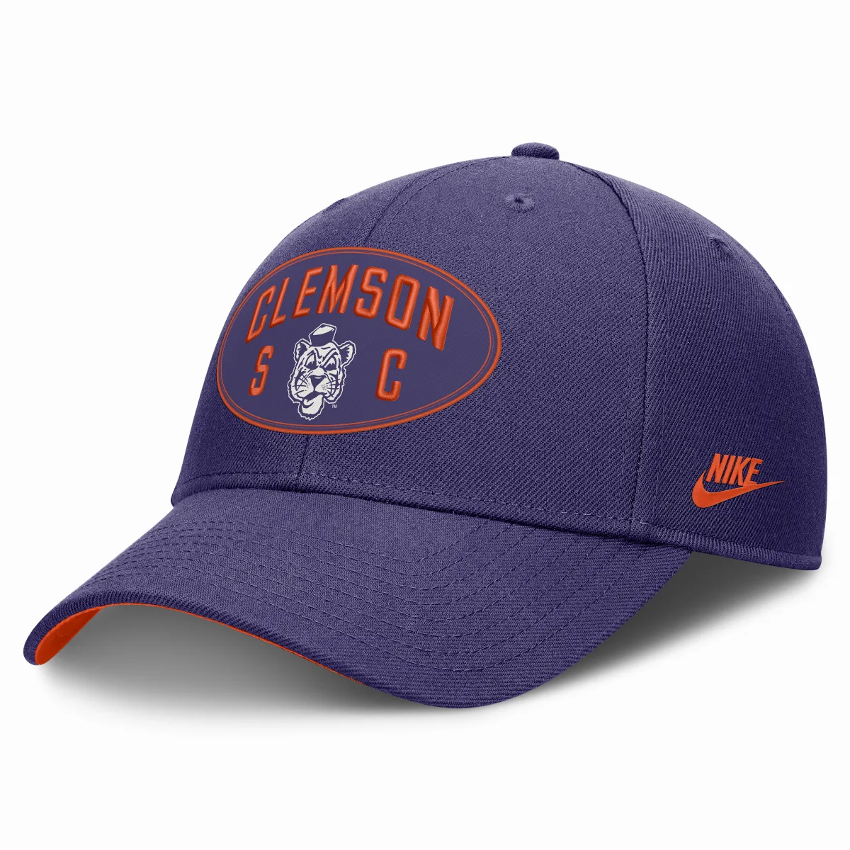Clemson Legacy Letter & Location Rise Dri-FIT College A-Frame Adjustable Hat by Nike