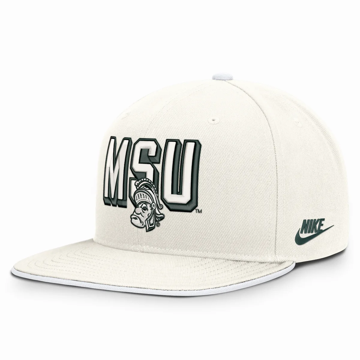 Michigan State Legacy Letter & Mascot Pro Dri-FIT College Adjustable Hat by Nike