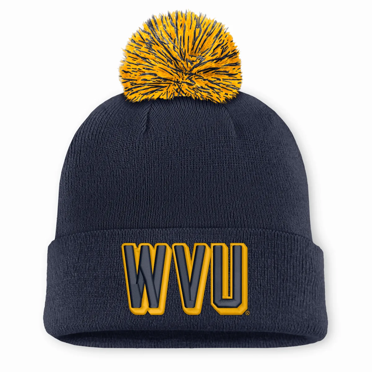 West Virginia Peak College Cuffed Beanie by Nike