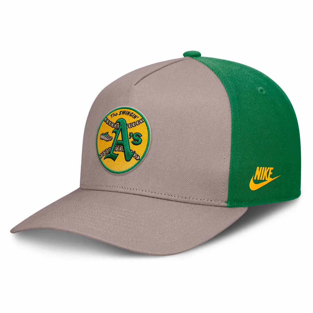Athletics Cooperstown Rise MLB A-Frame Adjustable Hat by Nike