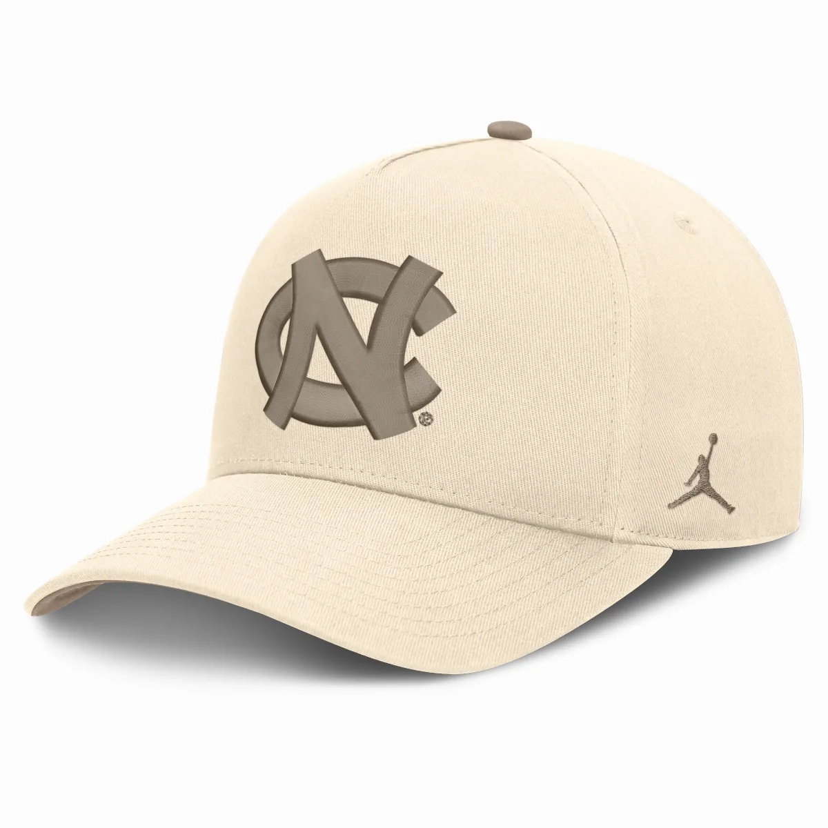 North Carolina Natural Rise Jordan Brand Dri-FIT College A-Frame Adjustable Hat by Jordan