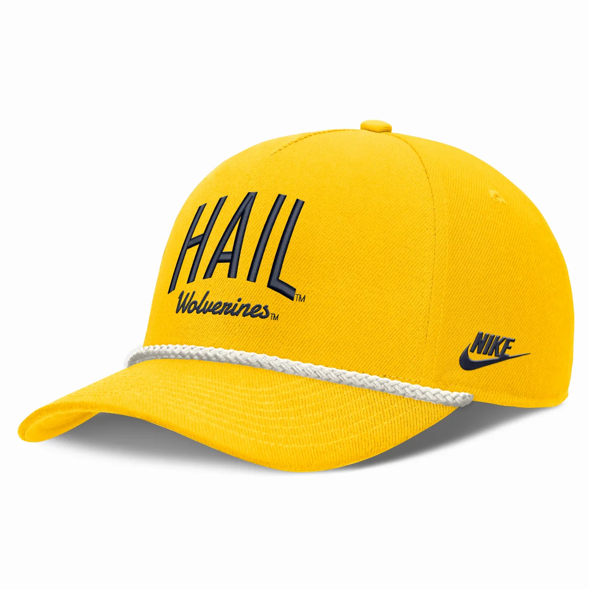 Michigan Legacy Letter Rise Dri-FIT College A-Frame Adjustable Hat by Nike