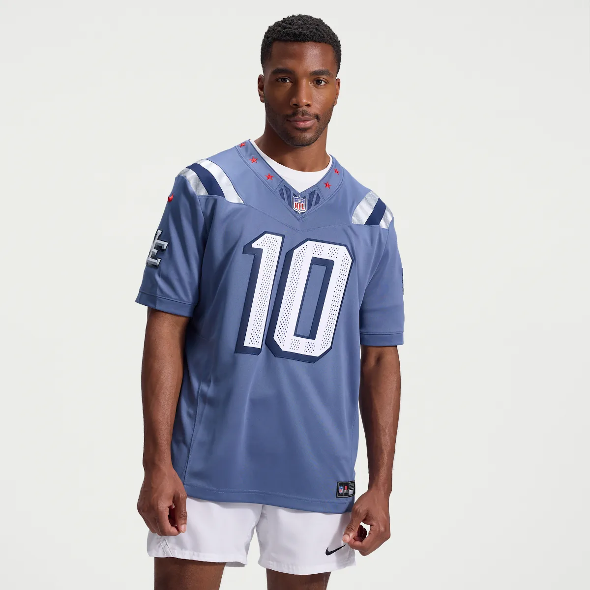 Drake Maye New England Patriots Rivalries Collection Dri-FIT NFL Limited Jersey by Nike