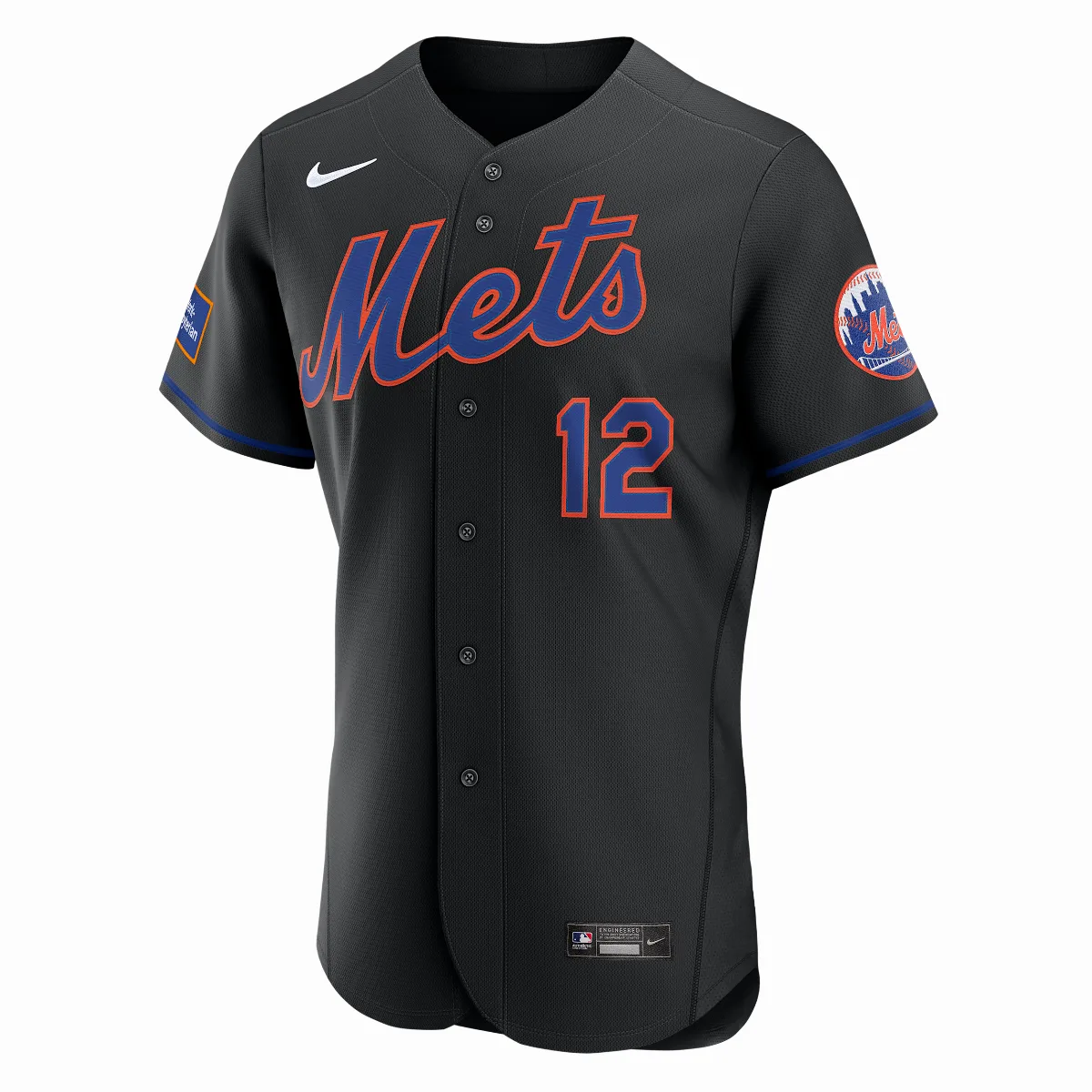 Francisco Lindor New York Mets MLB Authentic Jersey by Nike