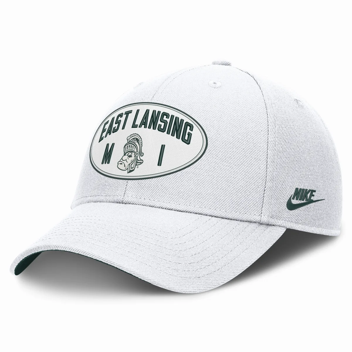 Michigan State Legacy Letter & Location Rise Dri-FIT College A-Frame Adjustable Hat by Nike