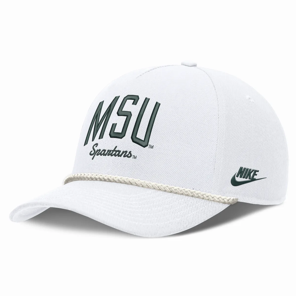 Michigan State Legacy Letter Rise Dri-FIT College A-Frame Adjustable Hat by Nike