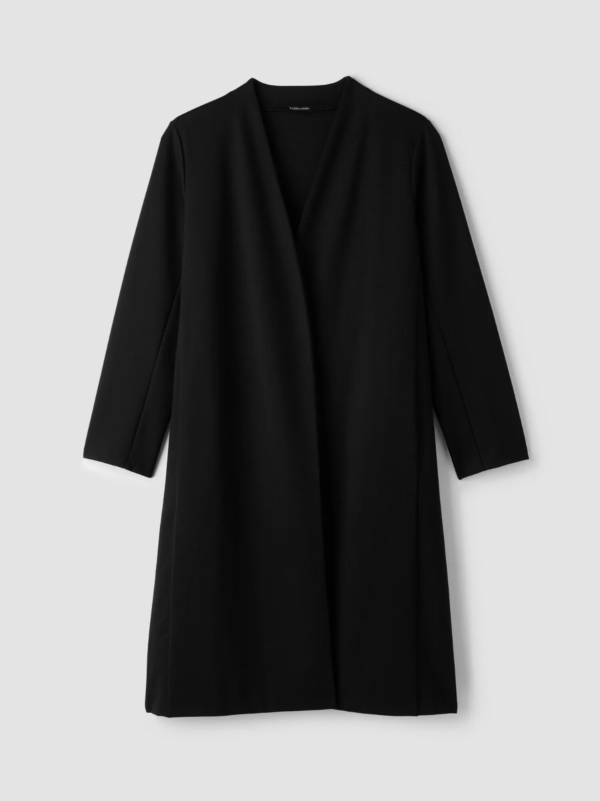 Lightweight Ponte V-Neck Jacket by Eileen Fisher