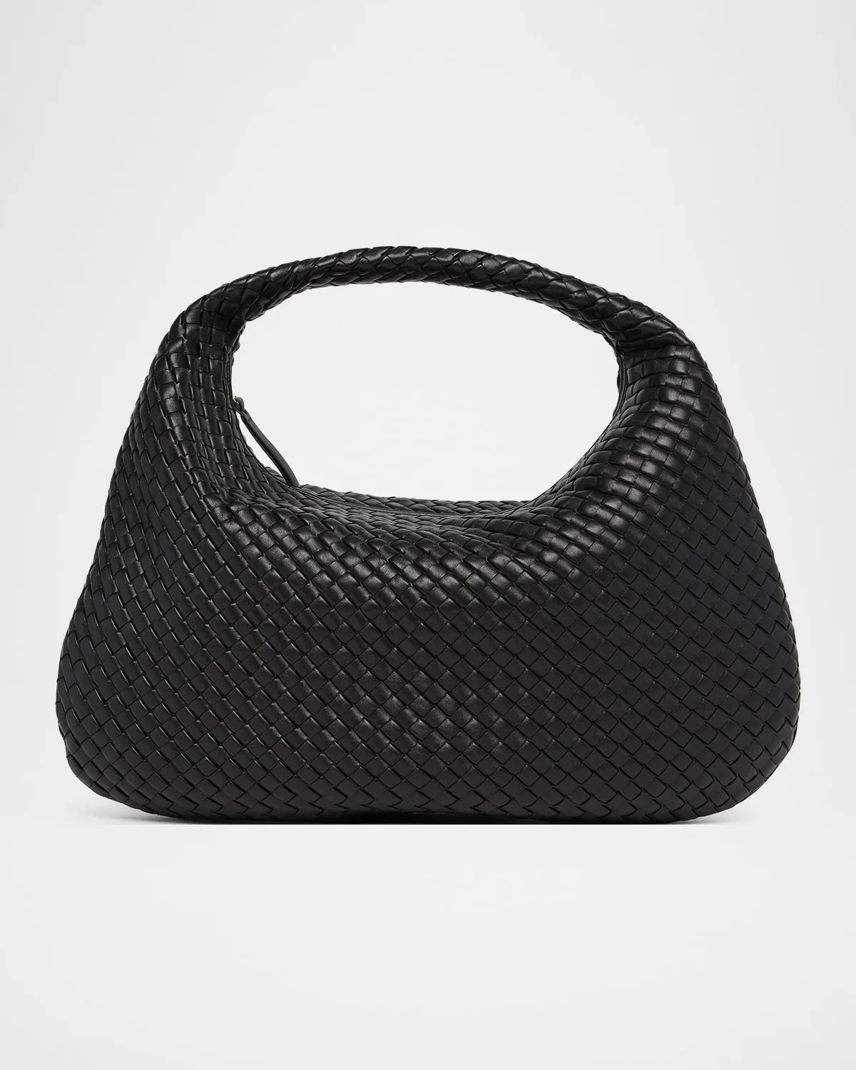 Maxi Veneta Leather Shoulder Bag