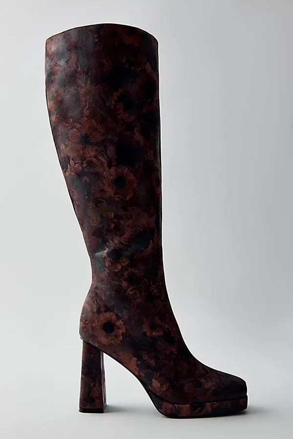 Chapell Black Patent Boots by Azalea Wang