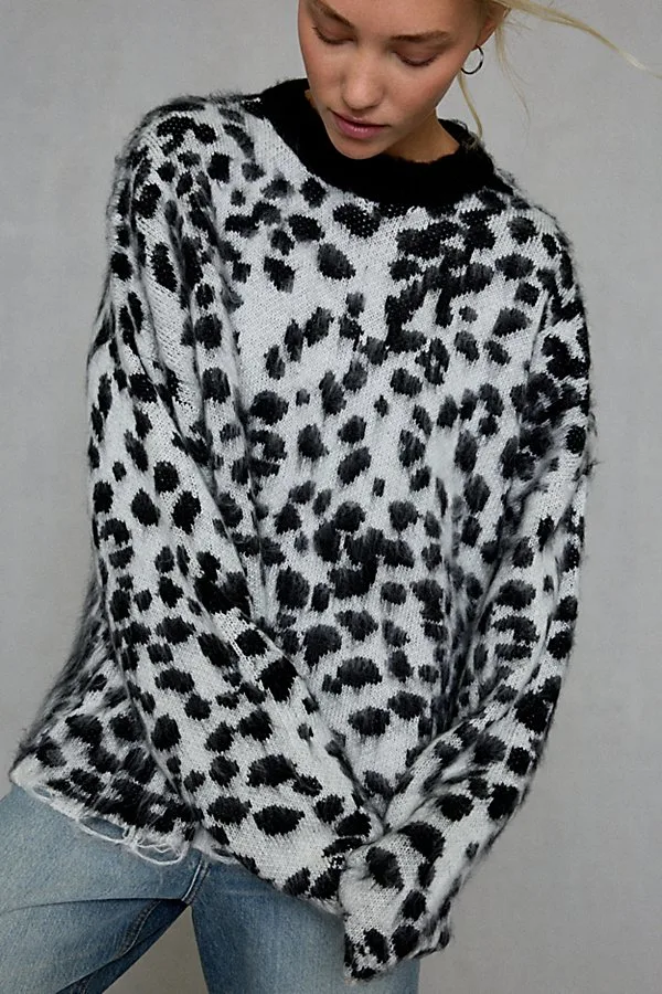 Rolly Oversized Brushed Knit Sweater by The Ragged Priest